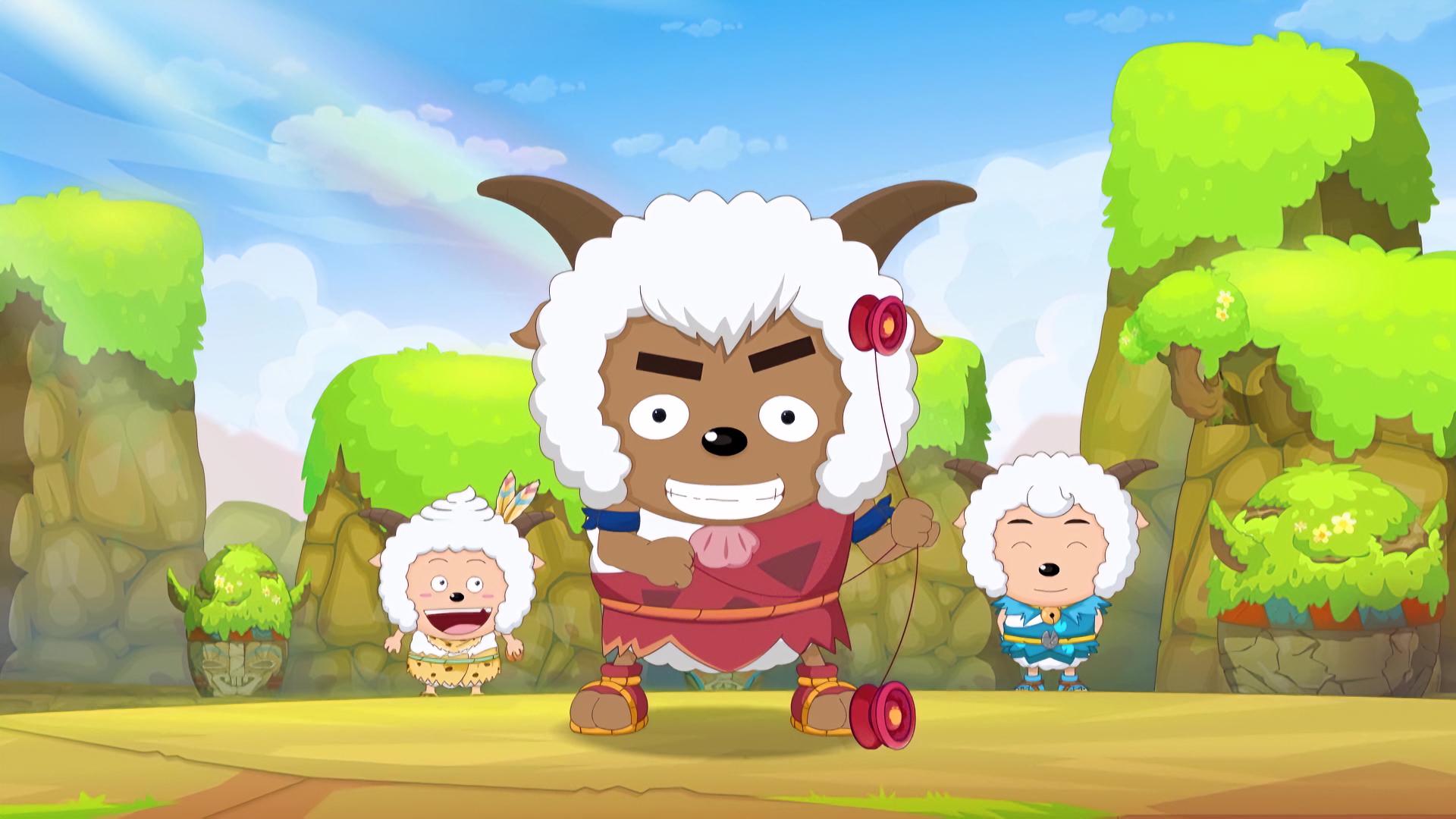 喜羊羊与灰太狼族长玩溜溜球竟把闹了大笑话气的他大发雷霆