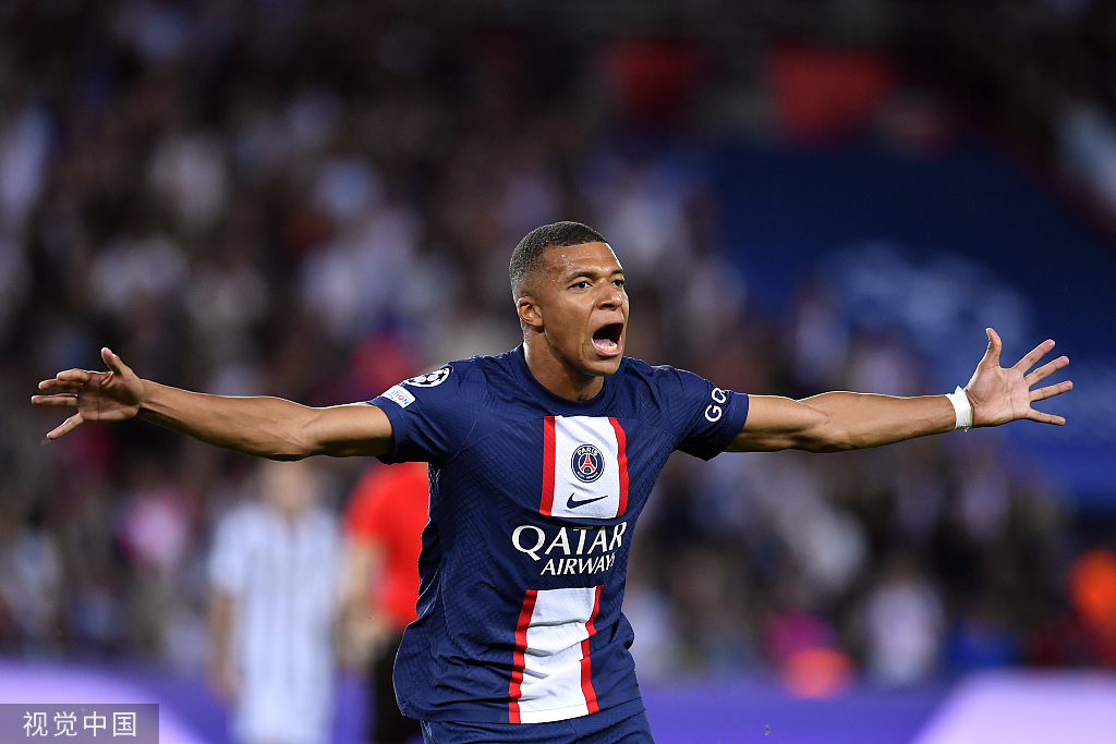 姆巴佩欧冠梅开二度.