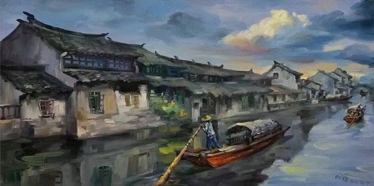 重庆画家向珂油画作品《越千年》被法国卢浮宫收藏|法国卢浮宫|画家