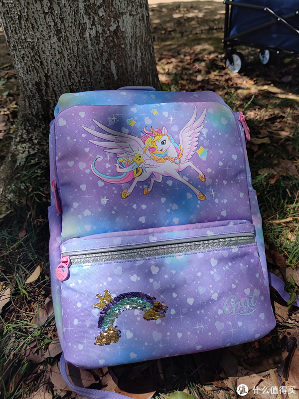 开学季：给家里即将上小学的宝贝闺女买了一个GMT护脊儿童书包，宝贝高兴的蹦了起来。休闲区蓝鸢梦想 - Www.slyday.coM