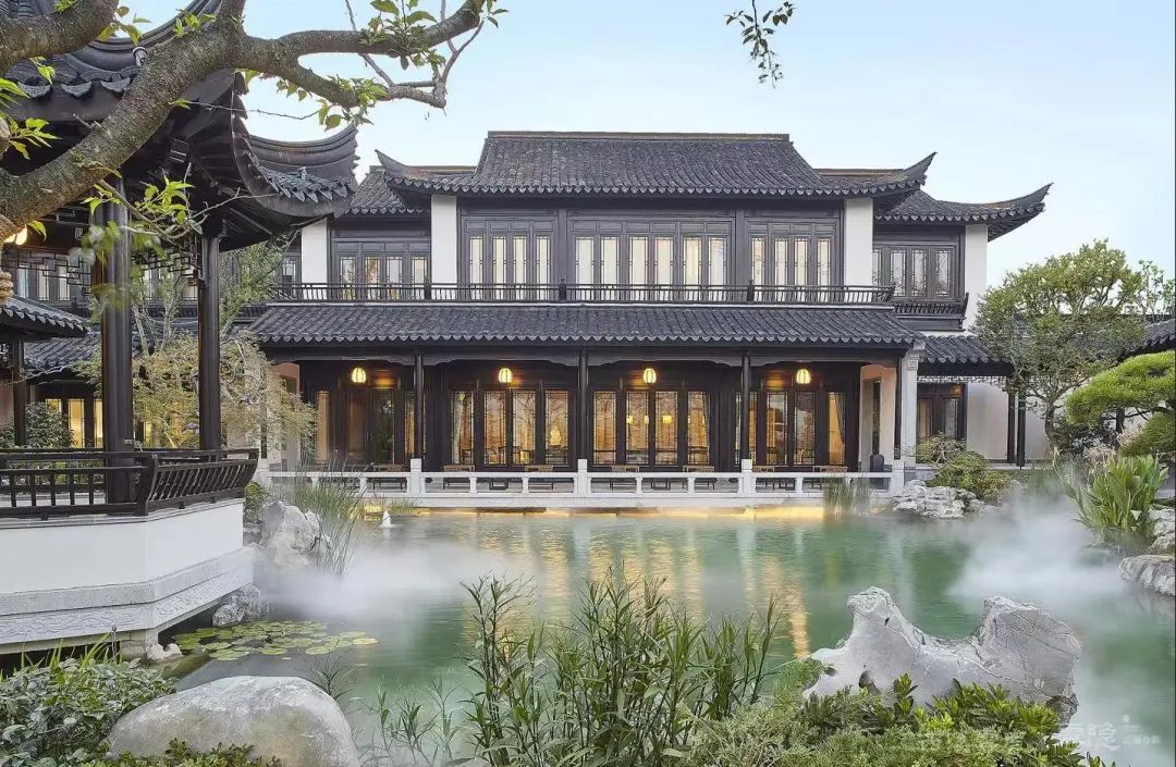 原来在天津还有这么漂亮的中式园林和建筑休闲区蓝鸢梦想 - Www.slyday.coM