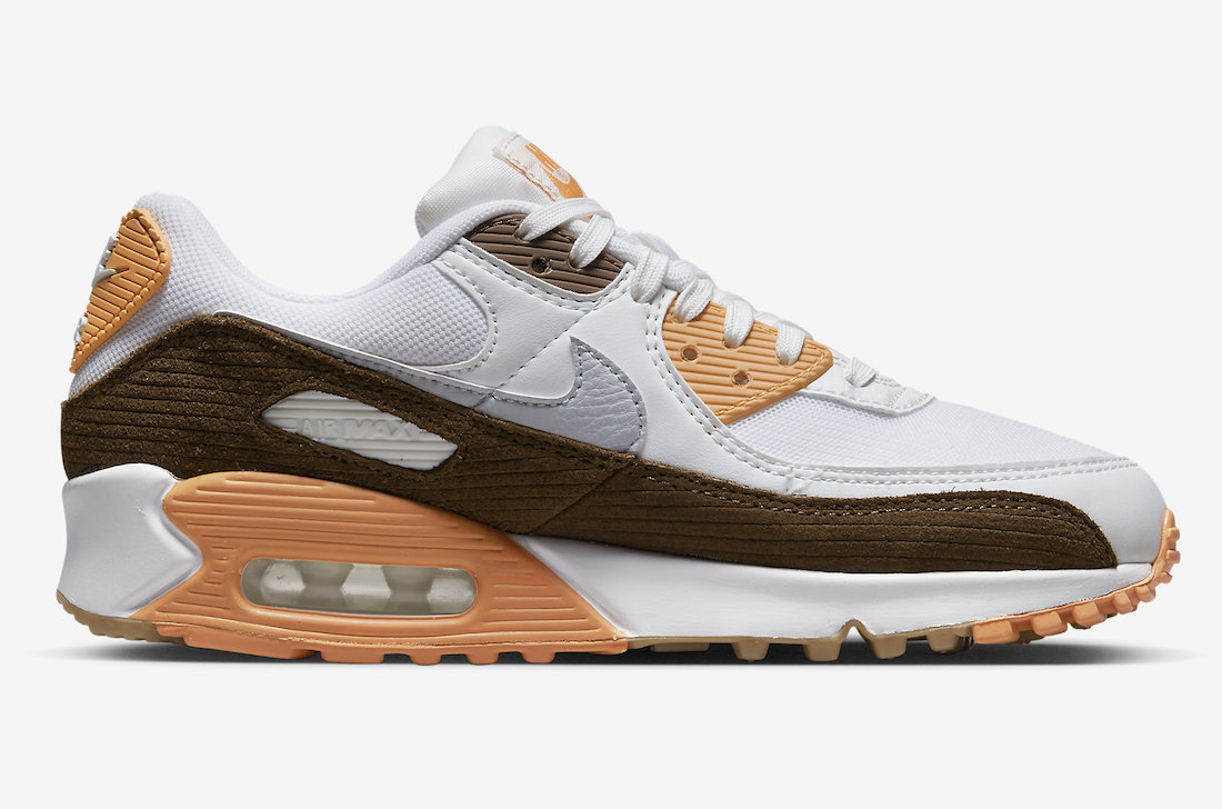 nike air max 90 corduroy貨號:dz5379-100發售日期:2022 年