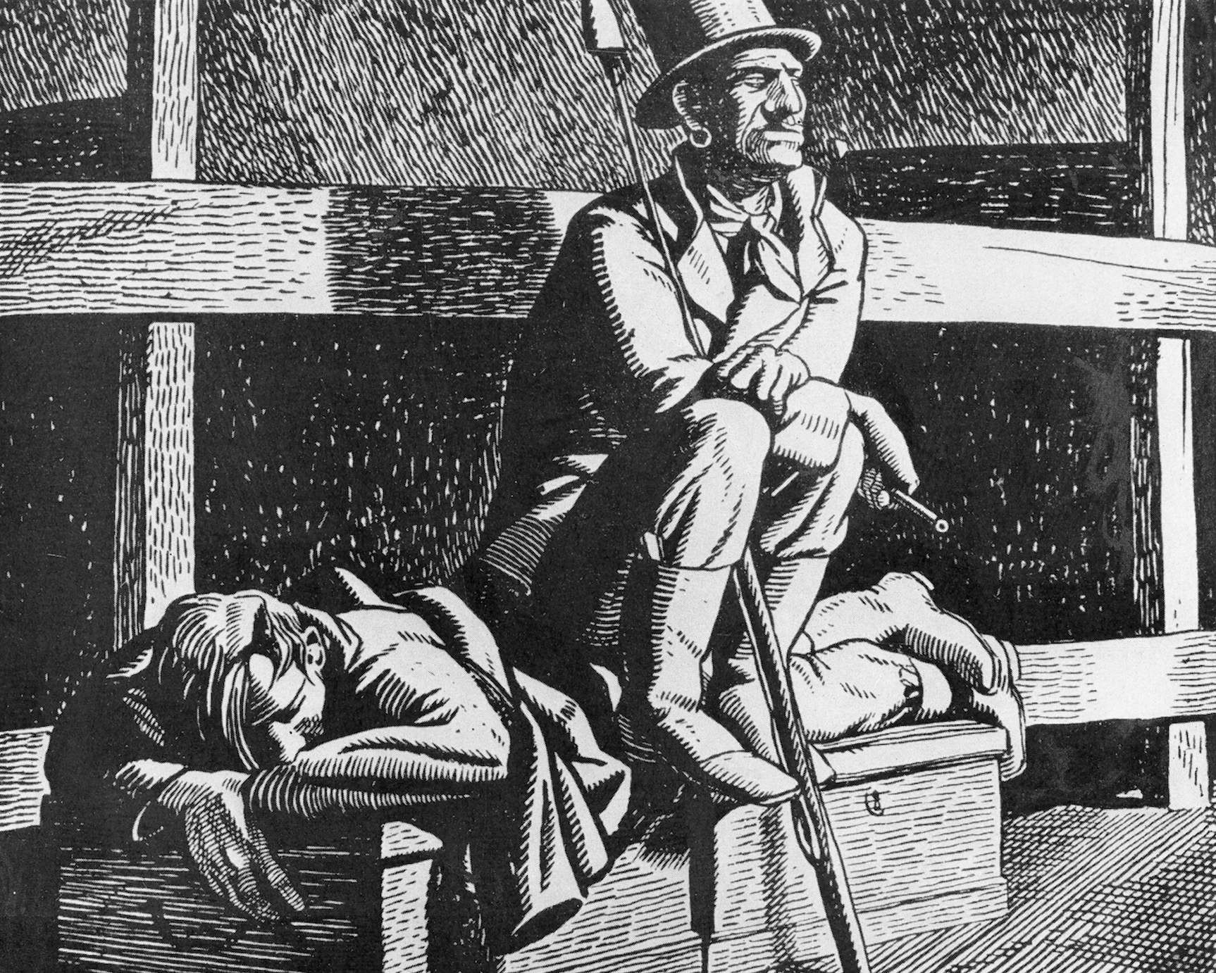 洛克威尔·肯特插画&nbsp;《白鲸》