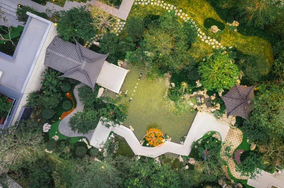 原来在天津还有这么漂亮的中式园林和建筑休闲区蓝鸢梦想 - Www.slyday.coM