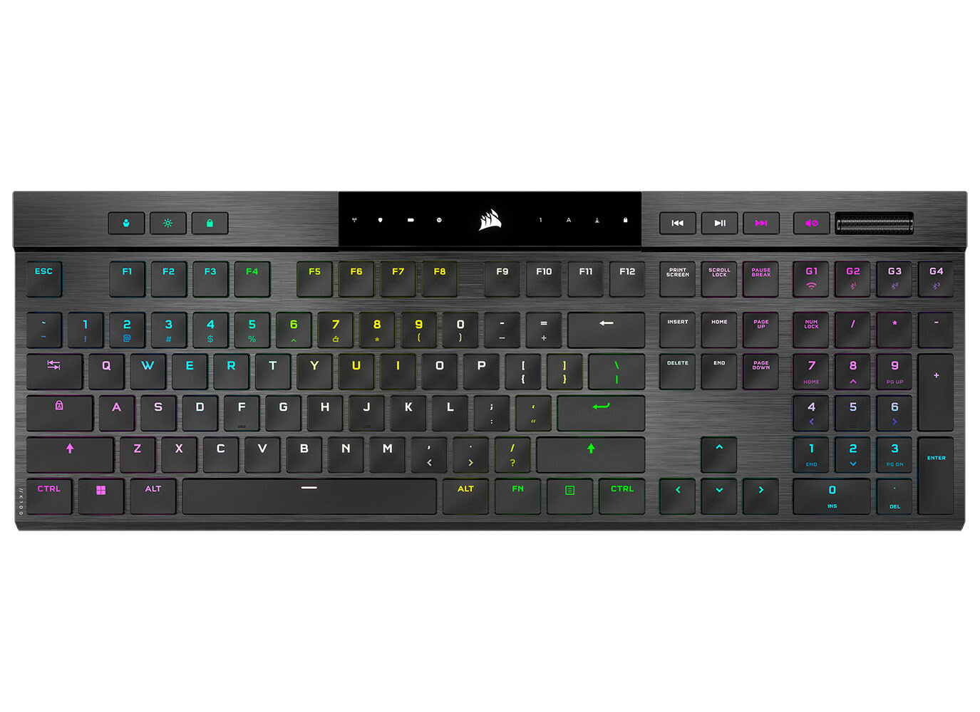 海盗船发布k100air机械键盘采用樱桃mxulptatical超薄轴体