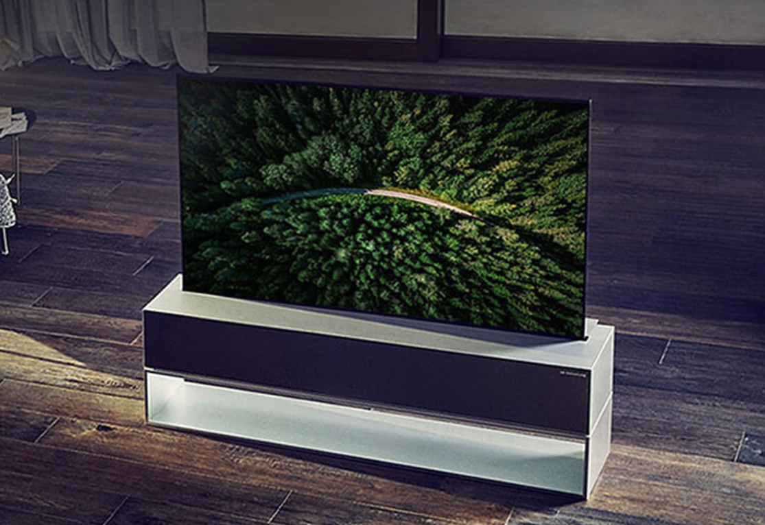 lg超薄可卷曲oled电视上架4k120hz屏到手价不高于777777元