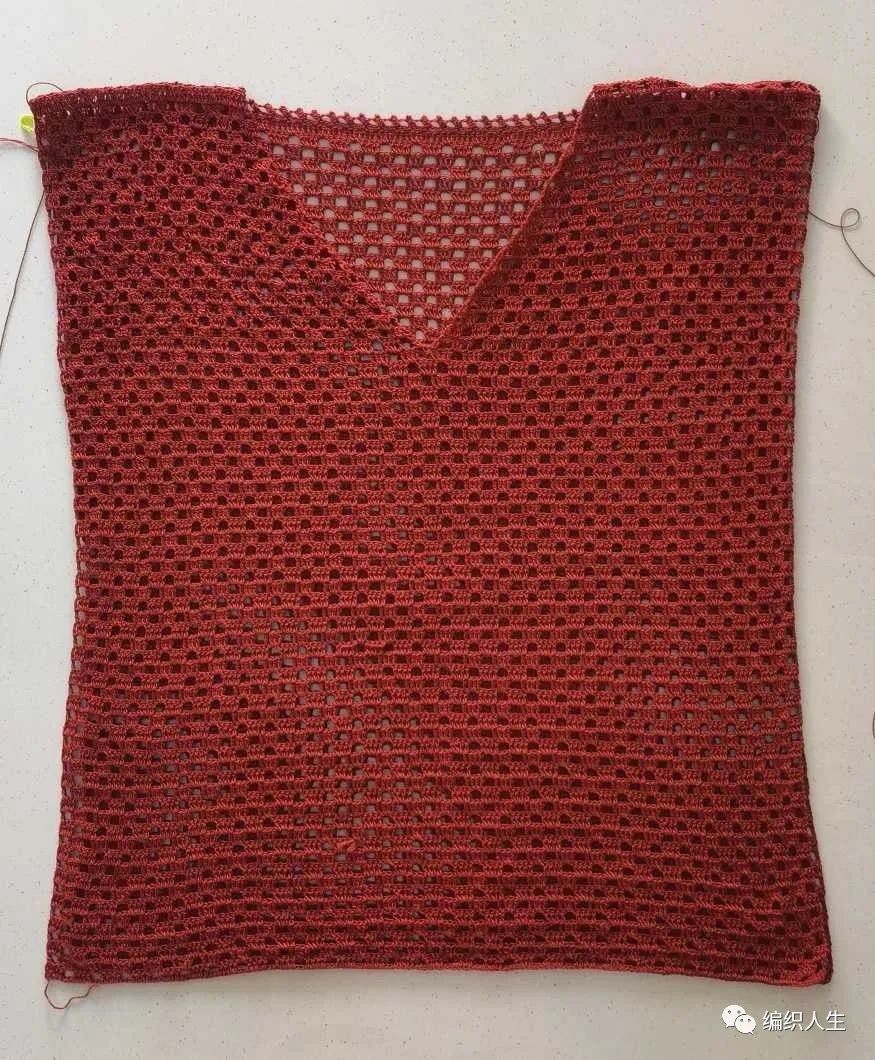 结构简单适合新手,简约百搭的网格休闲小衫(有编织图解)|钩织|小衫