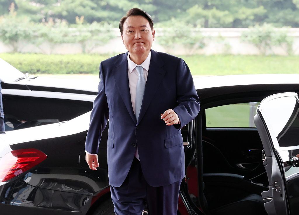 韩国总统尹锡悦。视觉中国 府上图