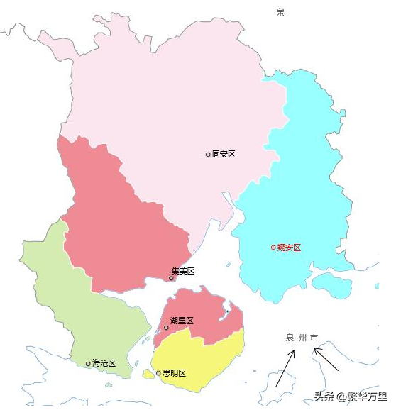 厦门市的区划调整，福建省的副省级城市，为何有6个区？|框架|厦门市|区划_新浪新闻