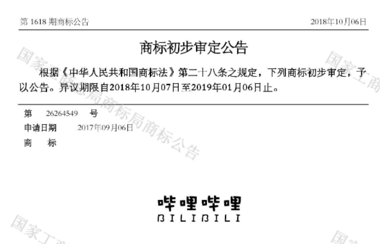 B站诉争“哔哩哔哩”商标被驳回，不符合驰名商标认定的标准休闲区蓝鸢梦想 - Www.slyday.coM