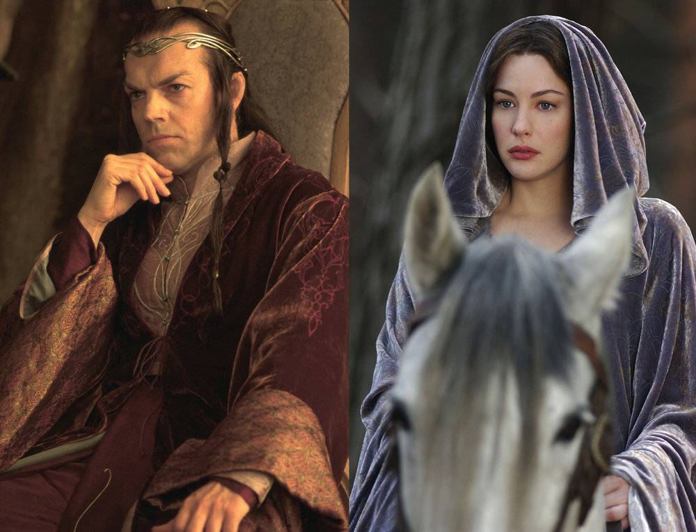 毕竟,埃尔隆德是暮星阿尔玟(阿尔玟被认为是伊露维塔的子女中最美丽的