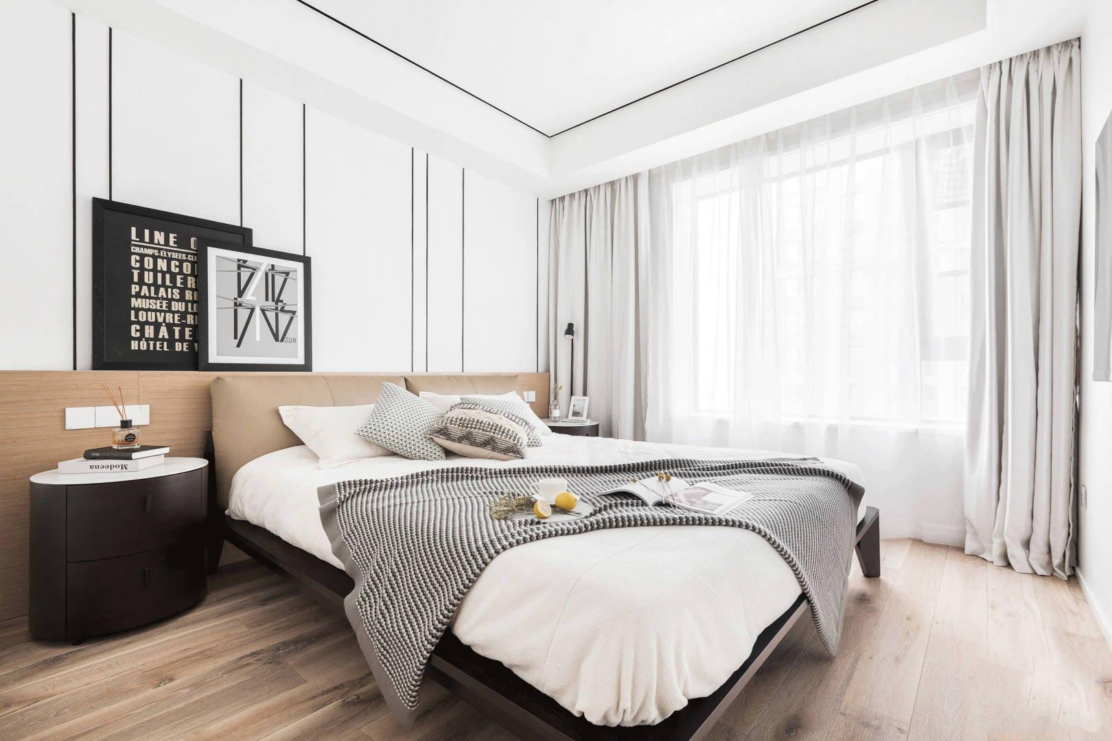 108平的现代风三居室，挖空柜子装电视柜，厨房3D立体瓷砖有意思休闲区蓝鸢梦想 - Www.slyday.coM