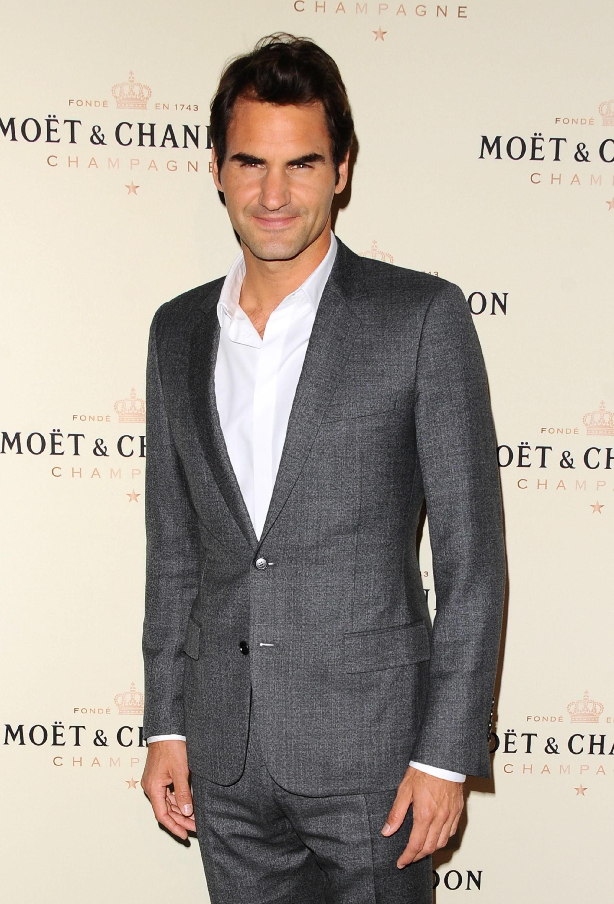 费德勒出席商业活动.&nbsp; 资料图/ic photo