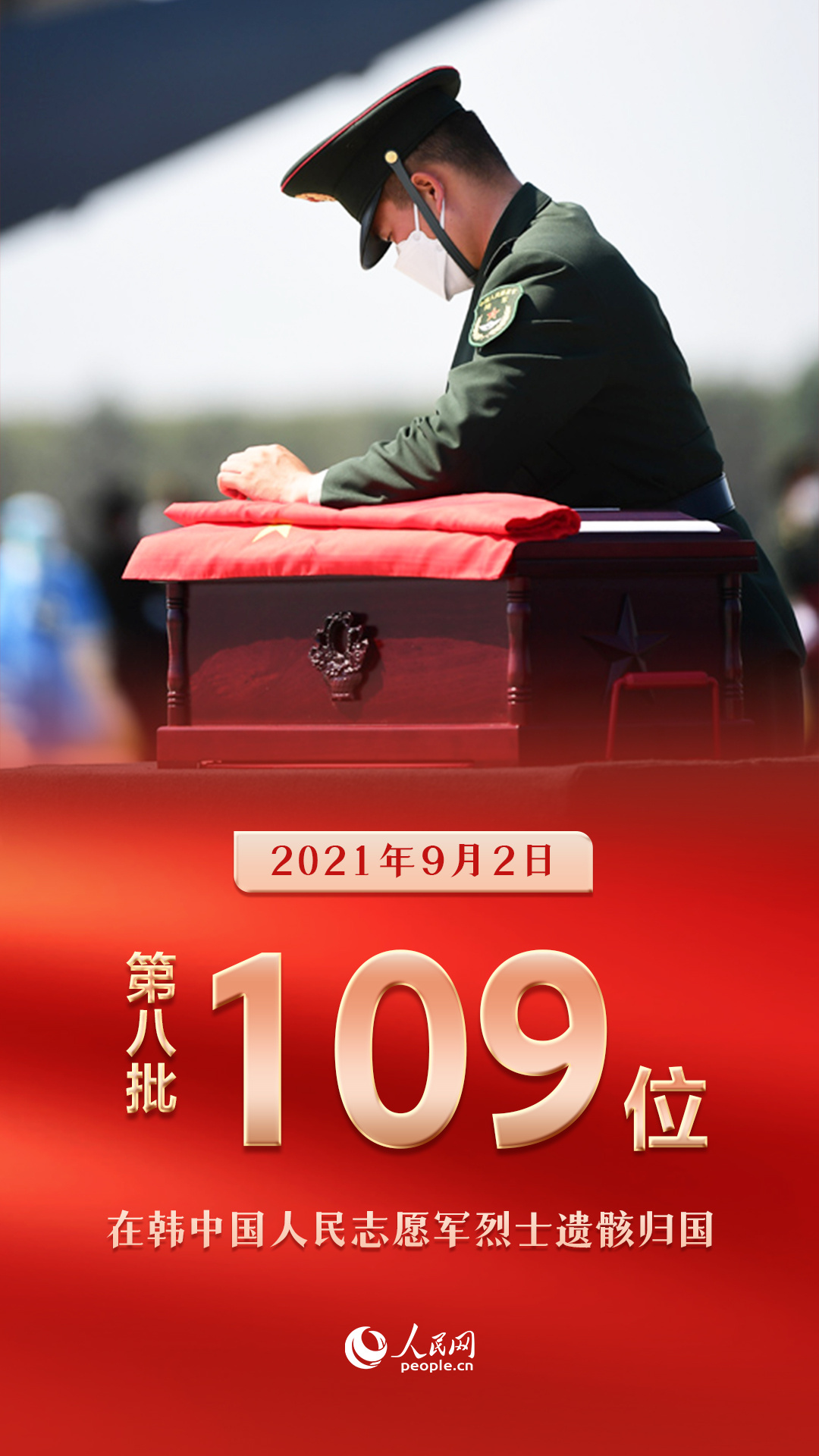 山河无恙 英雄回家|连续九年,913位在韩中国人民志愿军烈士遗骸归国