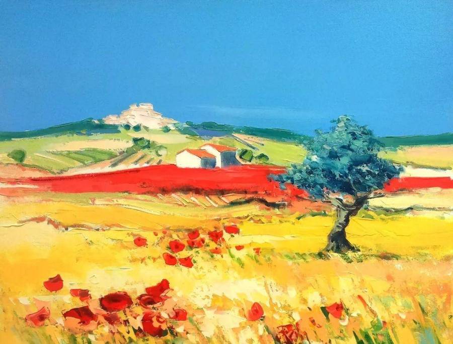 这浓烈饱和的色彩,让人想到夏日的清风,沁人心脾!__财经头条