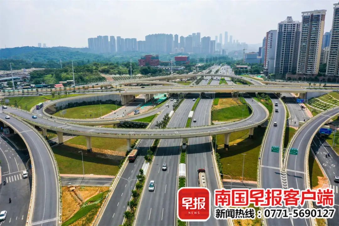 南宁邕宾立交桥已全线通车记者实地探访发现