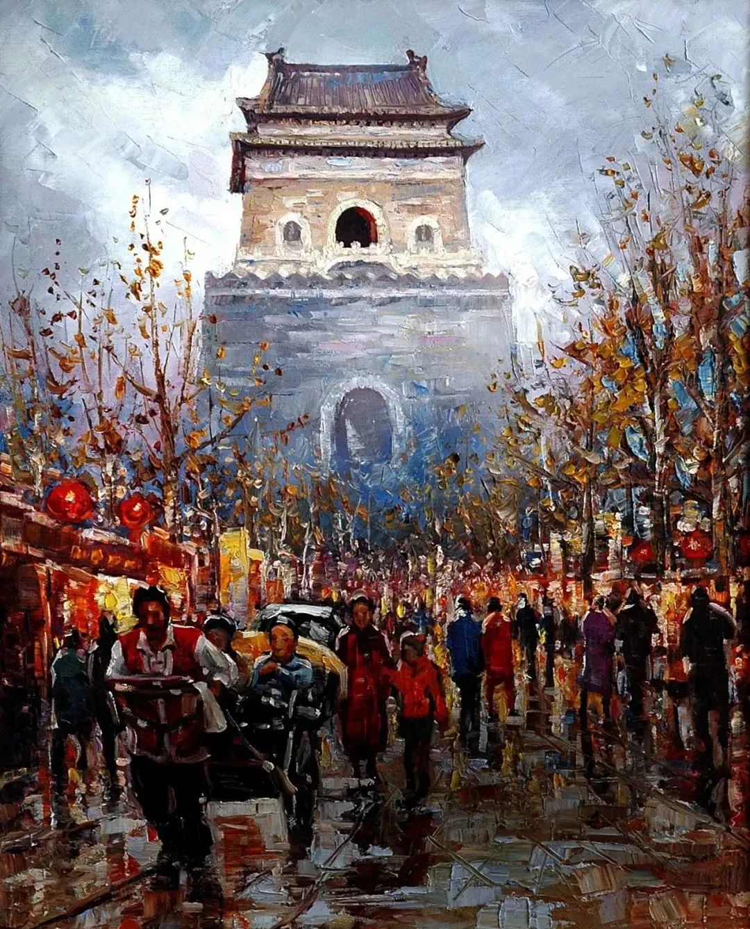 有声阅读|画中探访中轴线北端——钟鼓楼