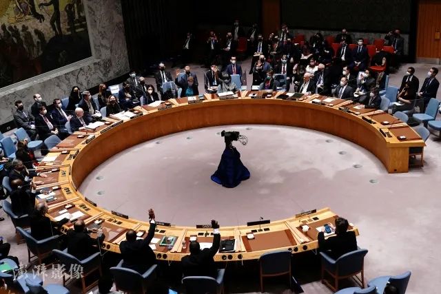资料图：联合国安理会召开会议 图自澎湃影像