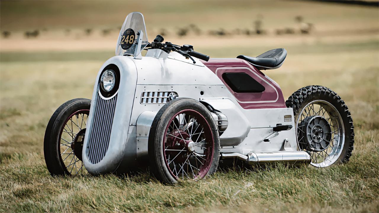 科幻摩托车来了,采用三轮设计,跑起来像ufo__财经头条