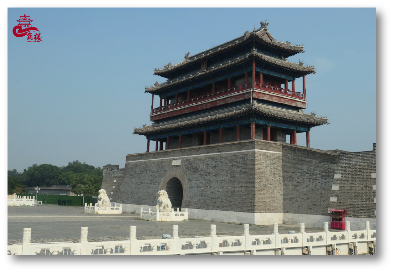 2004年复建的永定门城门楼
