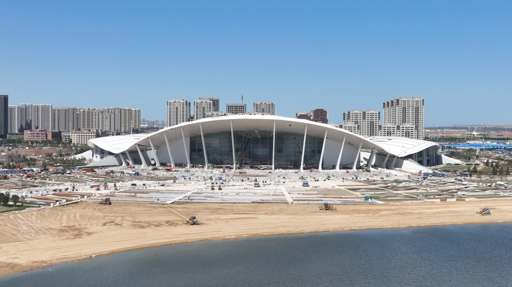 城市新地标青岛上合之珠国际博览中心月底启运营