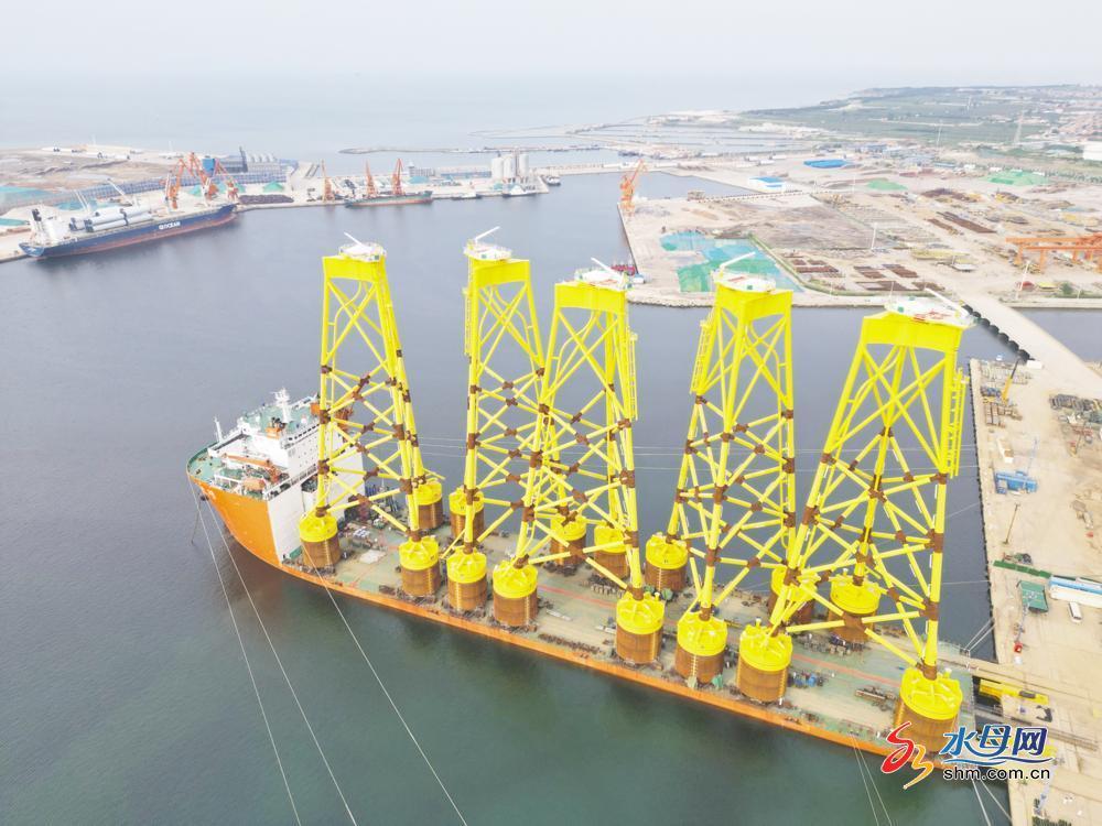 海上风电导管架交付|海工装备|导管架|海上风电_新浪新闻