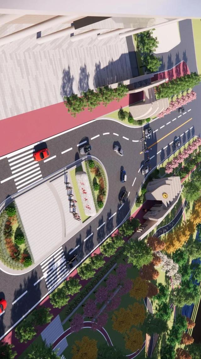 终于！三峡大学新校门，定啦（图）！你喜欢不？休闲区蓝鸢梦想 - Www.slyday.coM