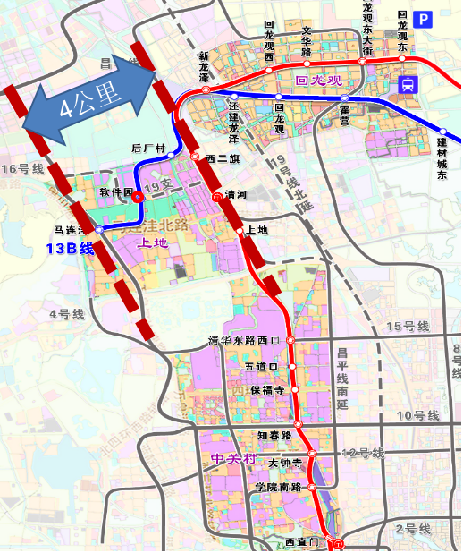 13号线扩能提升工程示意图