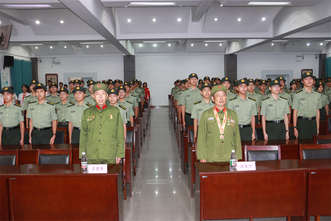 九江市田家炳实验中学举行“参战老兵进校园 红色精神代代传”主题宣讲活动休闲区蓝鸢梦想 - Www.slyday.coM