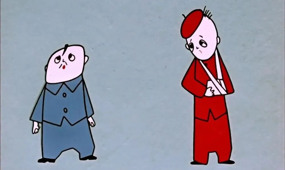 动画片《没头脑和不高兴》(1962)画面.