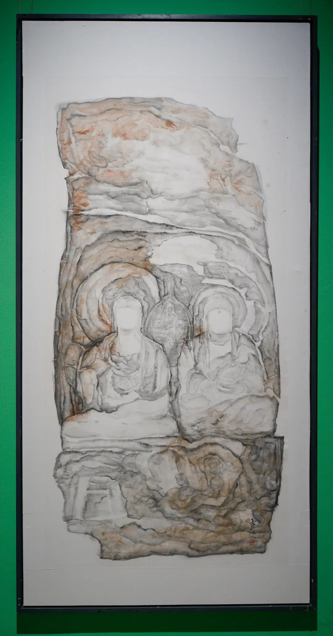 邓建强《大足水墨石刻》.重庆美术馆供图