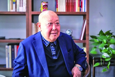 尚长荣近照&nbsp;本报记者&nbsp;颜维琦摄/光明图片