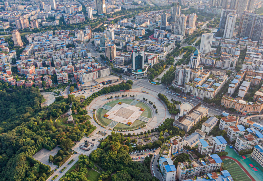 广安城市风光 图源视觉中国