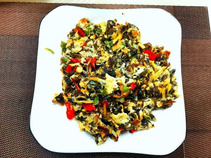 一盘地木耳炒鸡蛋|炒鸡蛋_新浪新闻