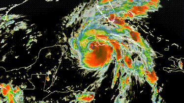 “伊恩”此前在古巴登陆。图片来源：CNN