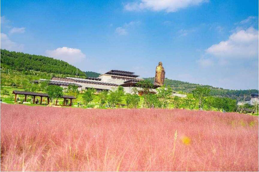尼山圣境“十一”攻略，云中花海、尼山书屋氛围感拉满！休闲区蓝鸢梦想 - Www.slyday.coM
