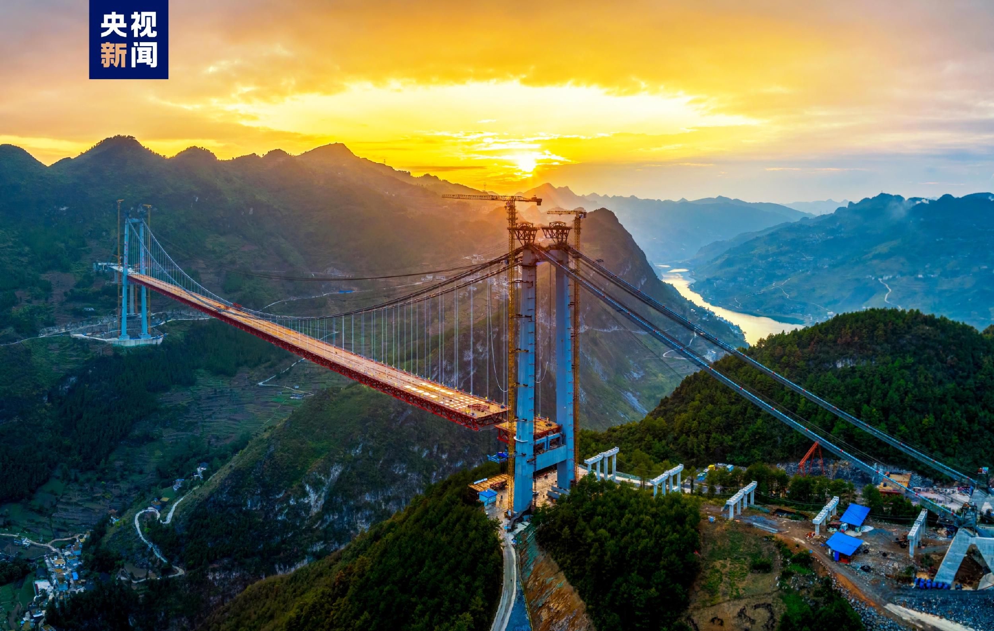 金仁桐高速桐梓河特大桥成功合龙|高速|大桥|高速公路_新浪新闻