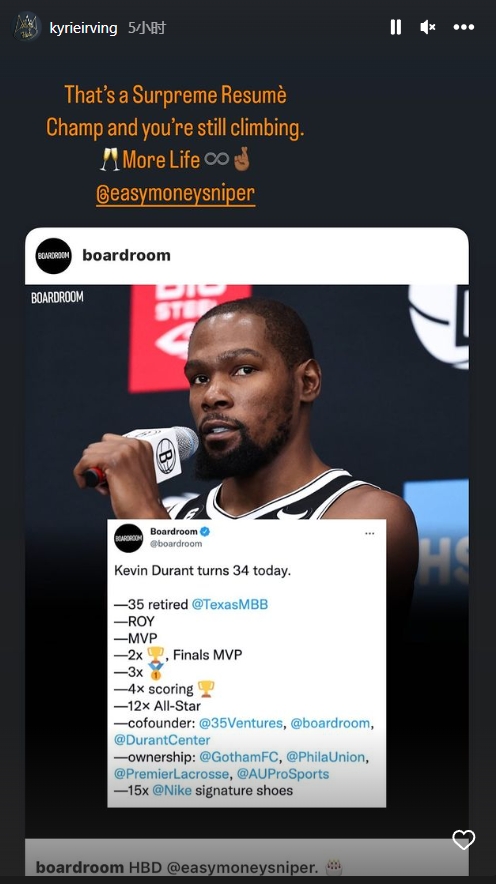 欧文转发34岁KD所取得的成就：这是一份超级简历 而且还在继续休闲区蓝鸢梦想 - Www.slyday.coM