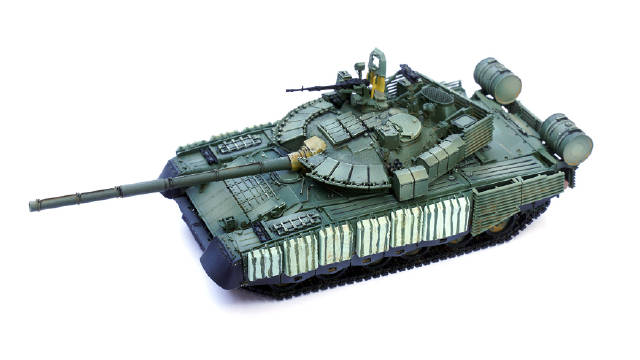 第164期 5m 1/72 俄羅斯t-80bvm主戰坦克樹脂成品模型開箱測評!