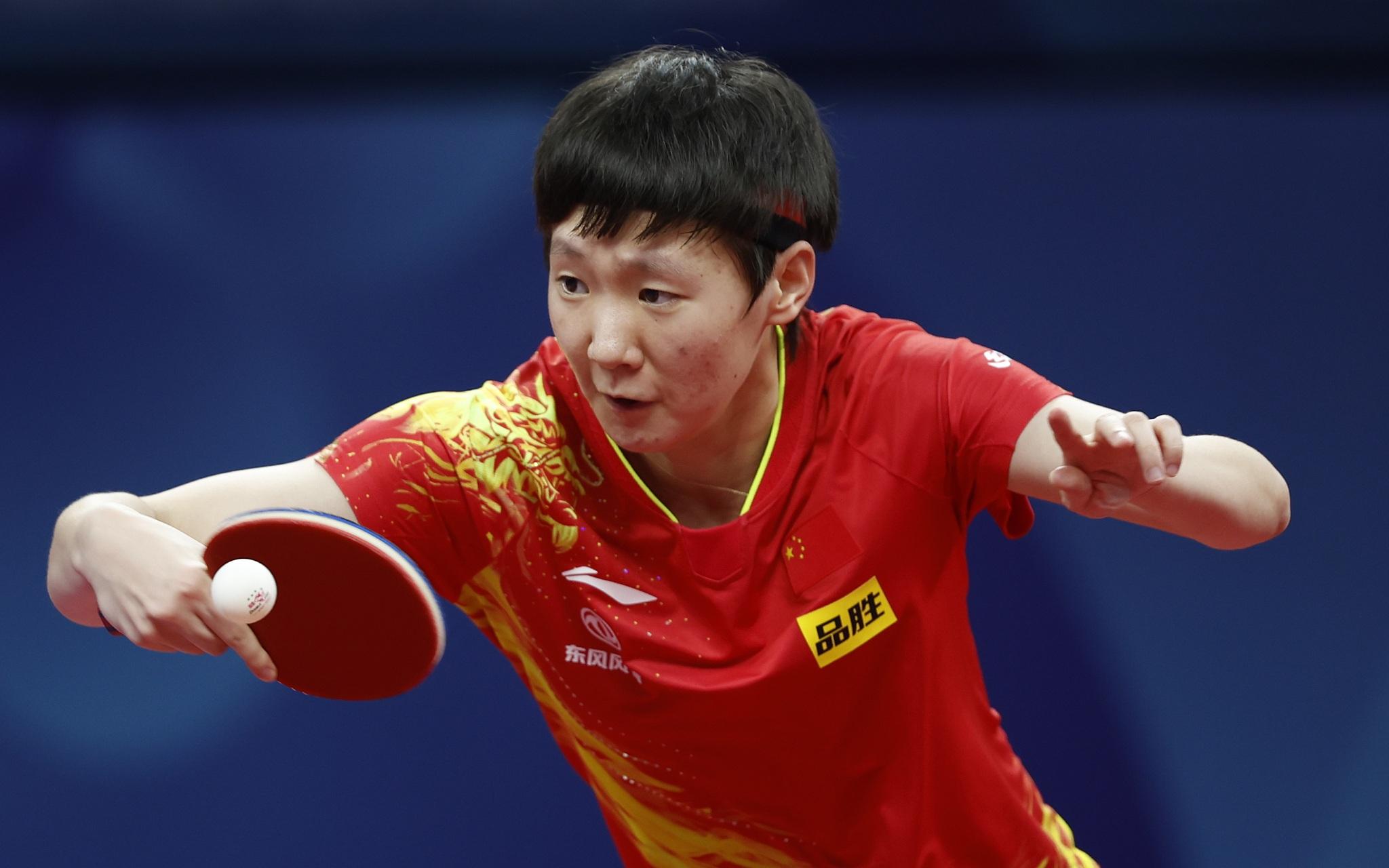 世乒赛首战仅用时75分钟，中国女乒通过比赛找状态休闲区蓝鸢梦想 - Www.slyday.coM