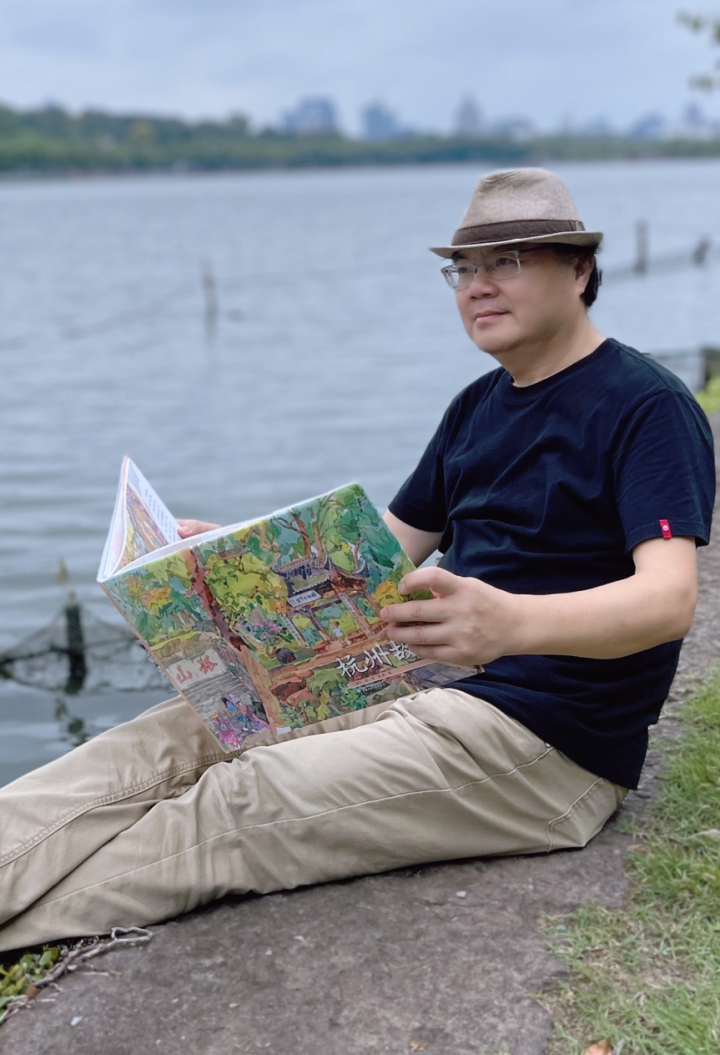 这本绘本值得收藏！杭州籍著名插画家笔下的杭州故事，每个都超好看休闲区蓝鸢梦想 - Www.slyday.coM