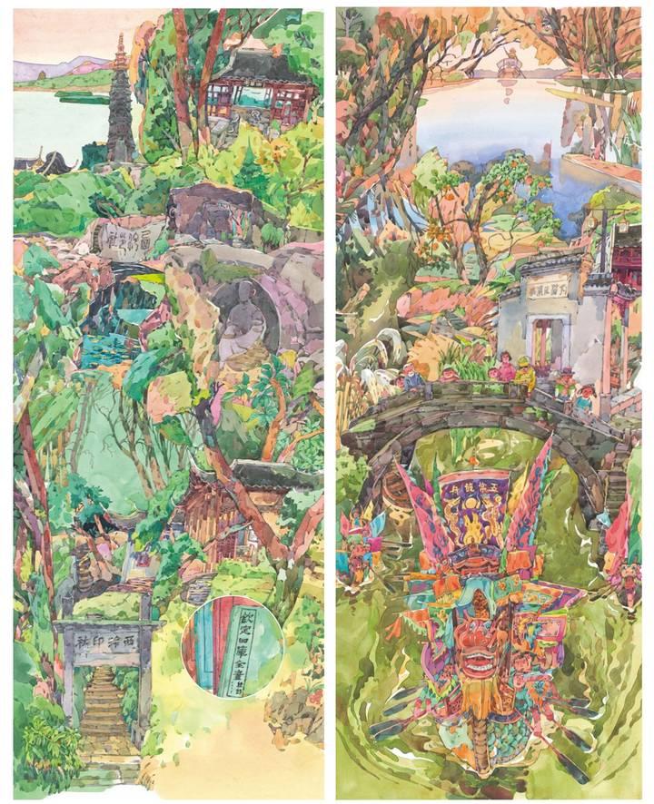 这本绘本值得收藏！杭州籍著名插画家笔下的杭州故事，每个都超好看休闲区蓝鸢梦想 - Www.slyday.coM