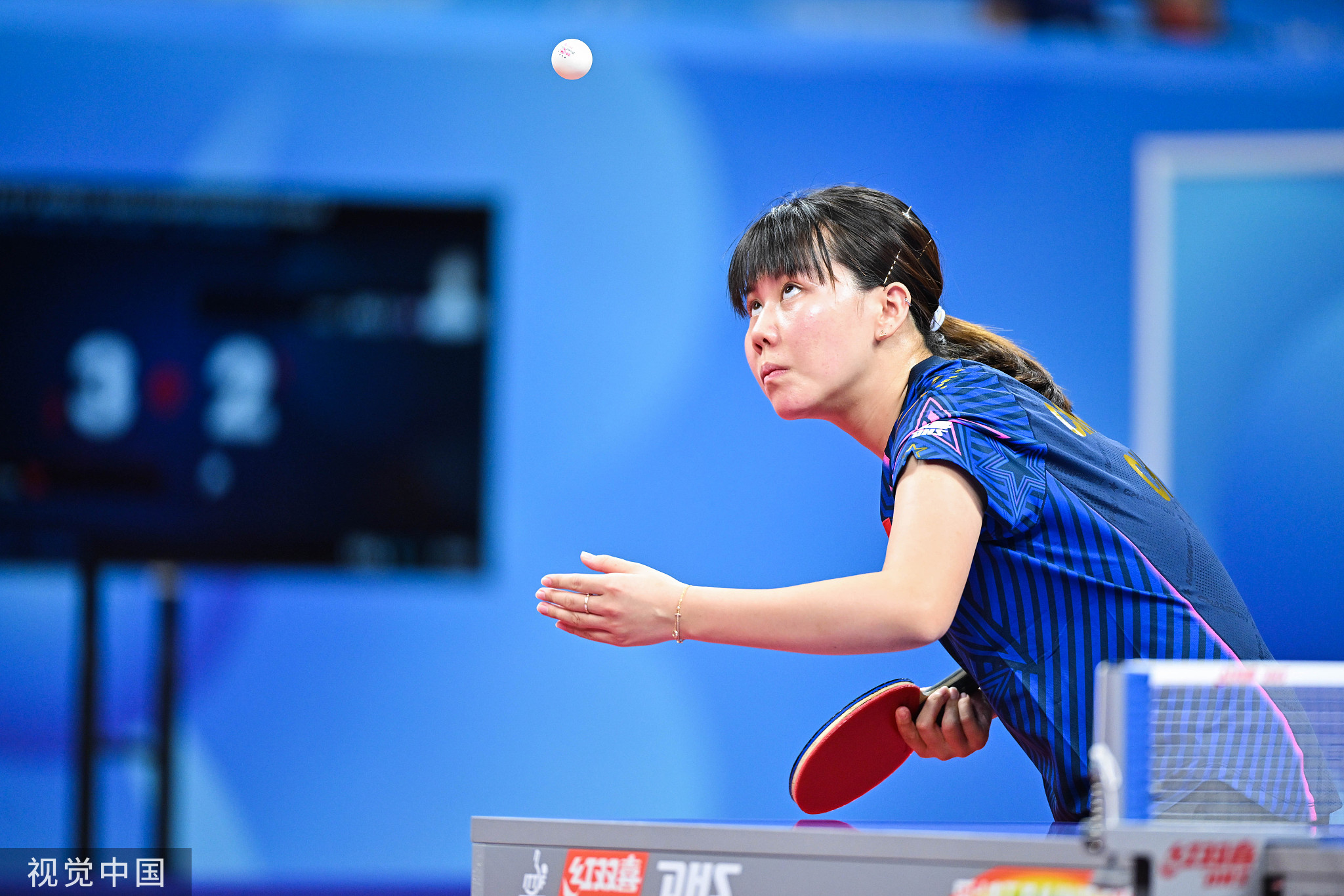 陈幸同是最后一个亮相世乒赛的国乒队员.本文图片 cfp