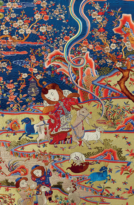 不负『锦绣组绮,精绝天下』的赞美,京绣在一众绣品中焕发着独特光彩.