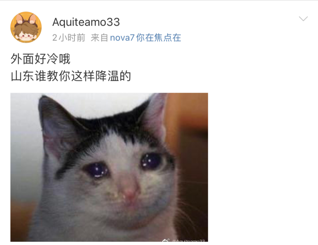 最低4℃！断崖式降温+大风来袭！网友：山东冷成了山冻……休闲区蓝鸢梦想 - Www.slyday.coM