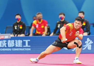 中国男女乒双双提前一轮晋级淘汰赛休闲区蓝鸢梦想 - Www.slyday.coM
