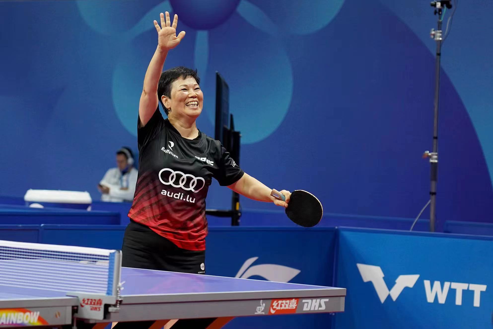 華裔老將倪夏蓮。