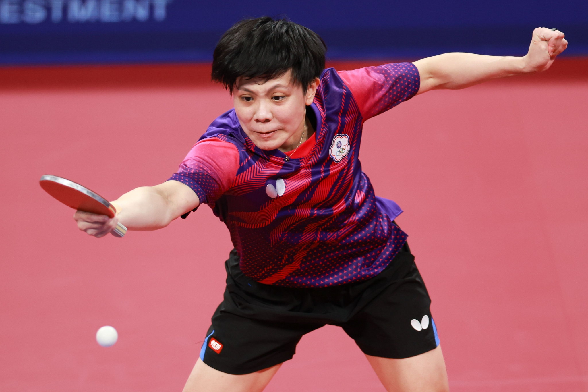 乒乓球世乒赛团体赛中国台北女队晋级四强