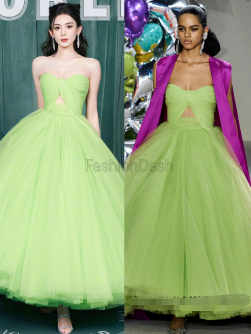 女星活动生图：金晨裹包装纸，娜扎勒着蚊帐布，张小斐高级感十足休闲区蓝鸢梦想 - Www.slyday.coM