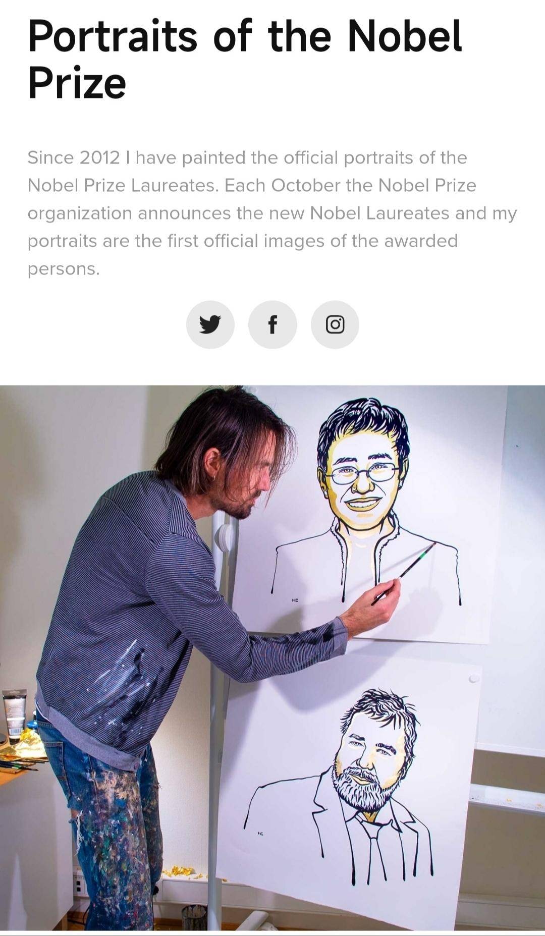 诺奖得主为何总是先露出“画像”，背后是一位争分夺秒、与时间赛跑的画家休闲区蓝鸢梦想 - Www.slyday.coM